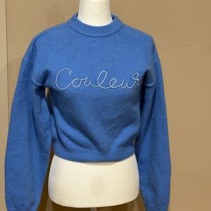 H&M Blue Crew Neck Sweater